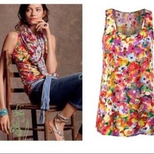 Cabi Luisa tank top, 5045, floral, viscose, S or M